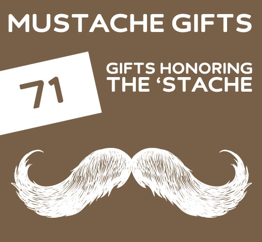 mustache gifts