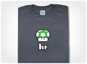 1up mushroom t-shirt