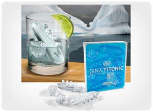 gin & titonic ice cube tray