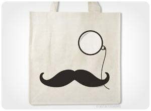 mustache bag