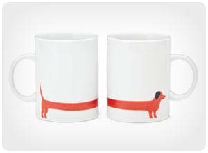 red dog mug set