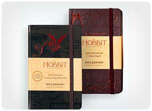 the hobbit moleskine notebooks