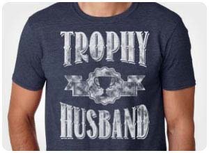 trophy husband tee