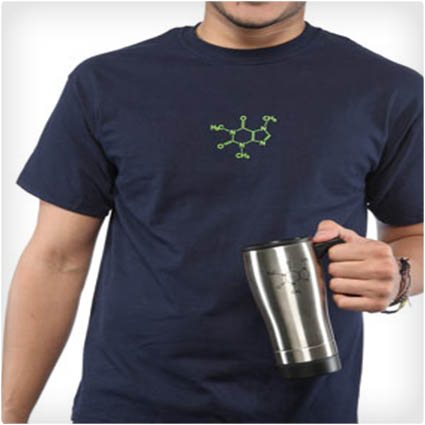 Caffeine Molecule T-Shirt