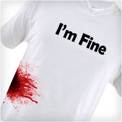 I'm Fine Zombie Shirt