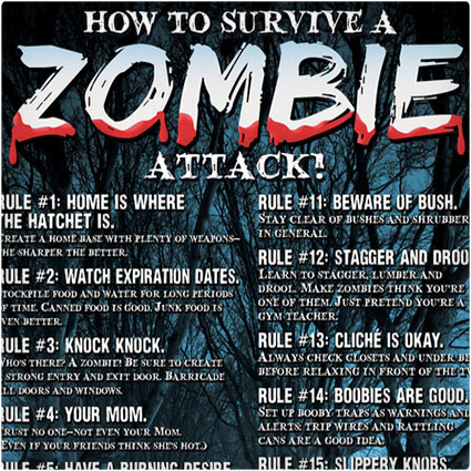 Zombie Attack Rules Reminder