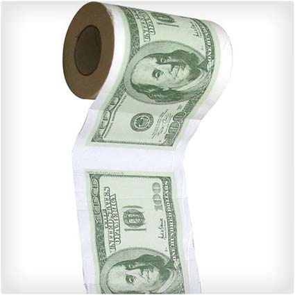 $100 Bill Toilet Paper