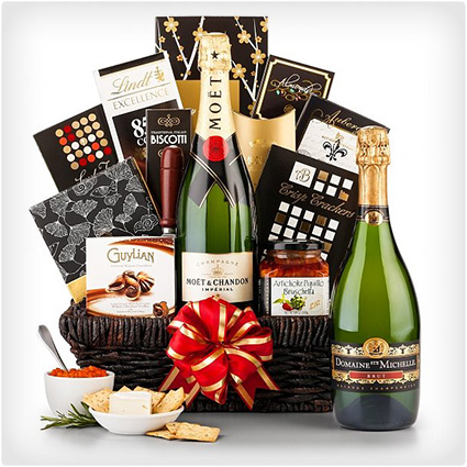 Champagne Wishes Basket