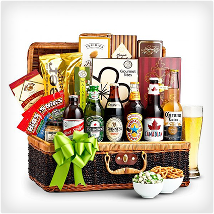Craft Beer & Snacks Basket