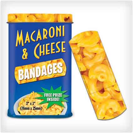 Mac & Cheese Band-Aids