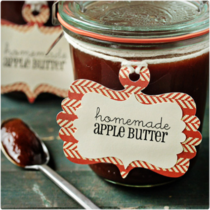 Slow Cooker Apple Butter in a Jar