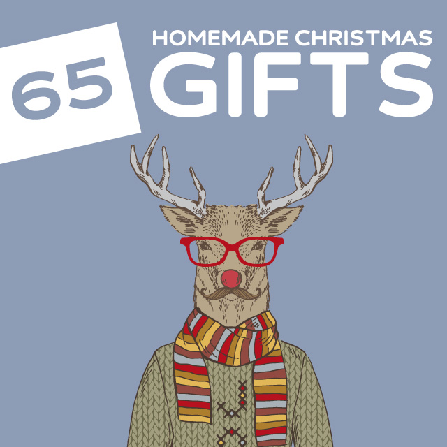 65 Amazing Homemade Christmas Gifts- love this list! Pretty much every kind of tutorial for homemade gifts imaginable.