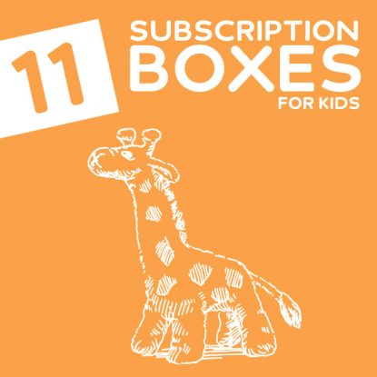 11 Fun & Educational Monthly Subscription Boxes for Kids- monthly educational activities and crafts delivered to you every month. Love these!