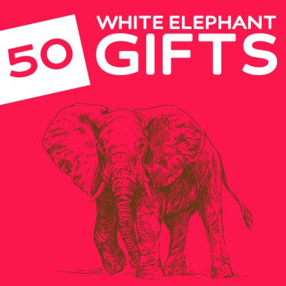 50 Hilariously Wacky White Elephant Gifts- this is the holy grail for funny white elephant and secret santa gift ideas.