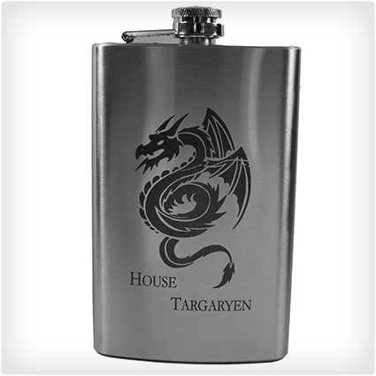 8oz House Targaryen Flask