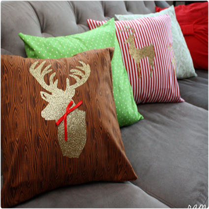 Christmas Deer Pillow Case Tutorials