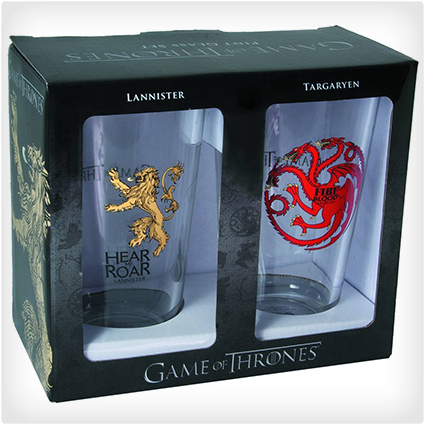 Deluxe Game of Thrones Pint Glass Set