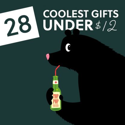 This is a great list of unique gifts that are affordable (under 12 dollars). Check it out!
