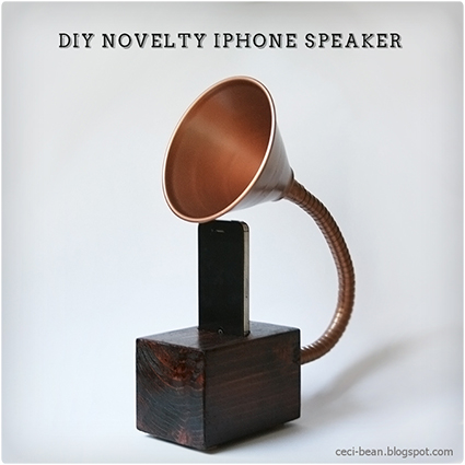 DIY Gramophone iPhone Speaker