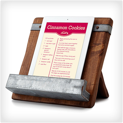 Reclaimed Wood Cookbook Stand