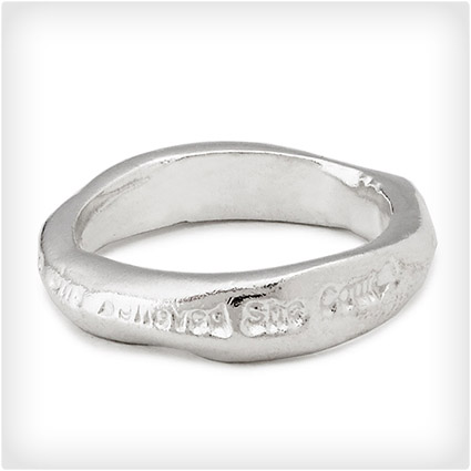 She Believed She Could Sterling Silver Ring