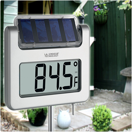 Solar Outdoor Thermometer