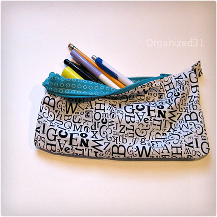 Upcycled Writer's Tote