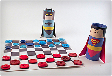 Batman vs. Superman Checkers