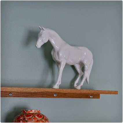 DIY Ceramic White Horse