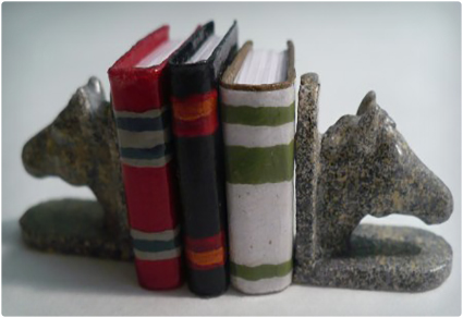 Dollhouse Horse Head Bookends