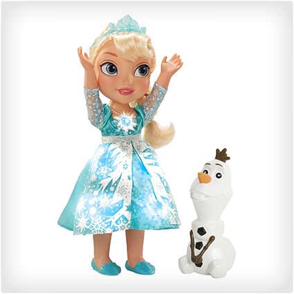 Frozen Snow Glow Elsa Singing Doll
