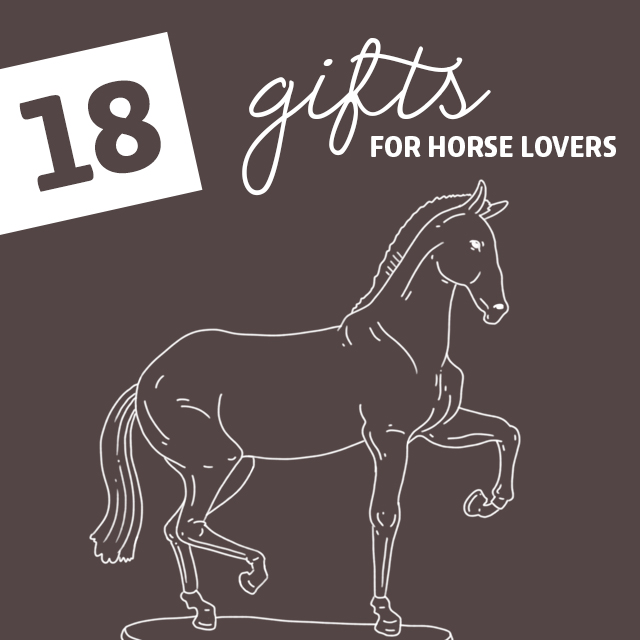 18 Unique Gift Ideas for Horse Lovers & Equestrians- the horse lovers in your life will love these gifts!