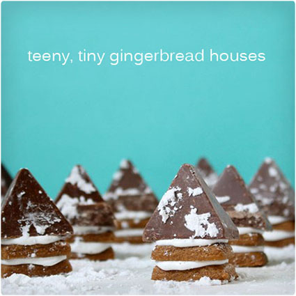 Bite Size Gingerbread Houses