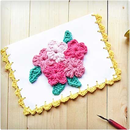 Crocheted-Mother's-Day-Card