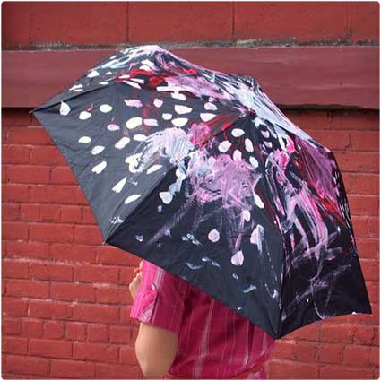 Kid-Painted-Umbrella