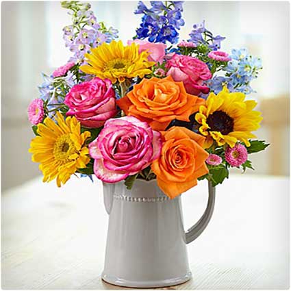 Sunflower-Garden-Bouquet