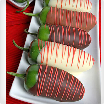 Belgian Chocolate Covered Jalapeno Peppers