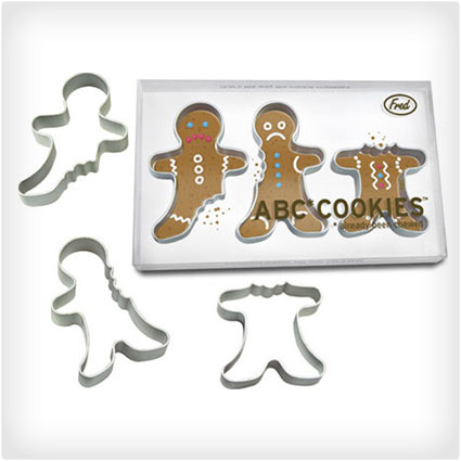 Gingerbread Men Already Chewed Cookie Cutters