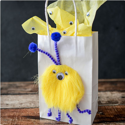 Furry Monster Gift Bag