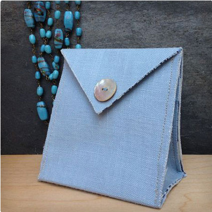 Structured Fabric Gift Bag