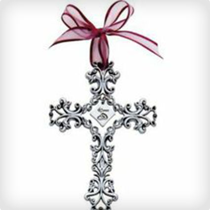 40th Anniversary Cross Ornament