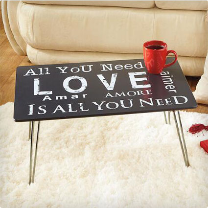 All You Need is Love Folding Study Desk