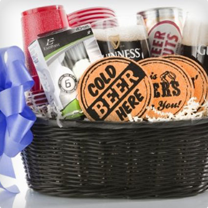 Beer Guzzler Gourmet Gift Basket