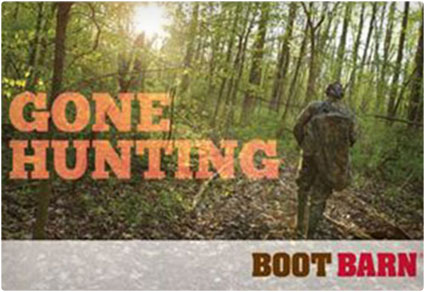 Boot Barn Gone Hunting Gift Card