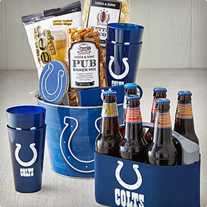 NFL Licensed Tailgate Snacks with Beer Cooler