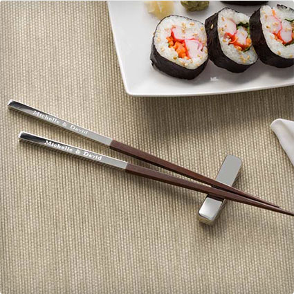 Personalized Chopstick Three-Piece Set