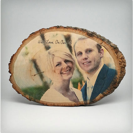 Personalized Wood Anniversary Gift