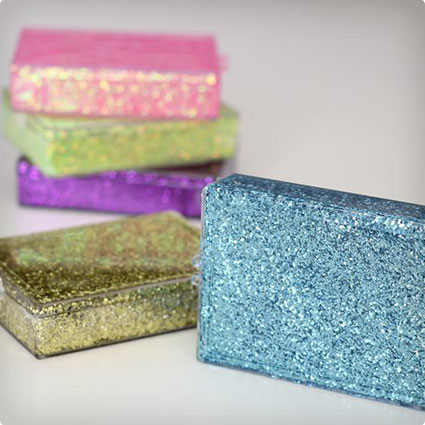 Upcycled Glitter Boxes