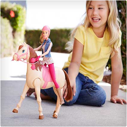 Barbie-Saddle-'N-Ride-Horse
