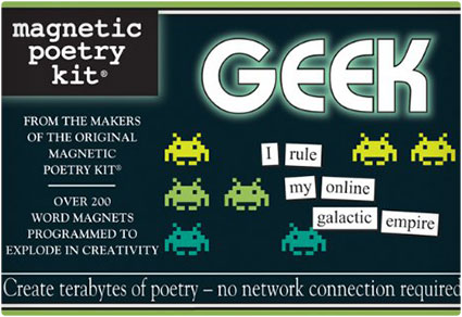 Geek Magnetic Poetry Kit